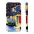 Festive Christmas Decorations on a Row of Townhomes - Impact Resistant Phone Case Samsung Galaxy S22 Glossy